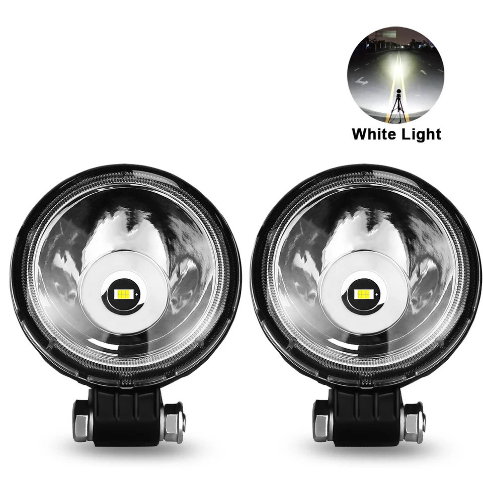 3 -palcové okrúhle LED pracovné svetlo Light Bar High -Power Reflektor Donáča vozidlo pre auto SUV ATV Tractor Truck Motorcycle LED hmlové žiarovky Lights Lights