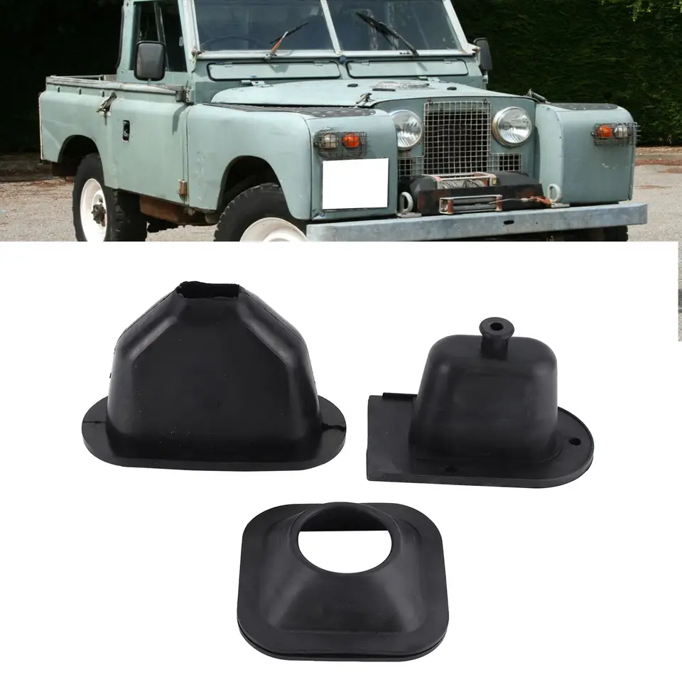 3 PCS Gear and Hand Brake Lever Gumber Boot Gaiter Kit -DA2466 Fit for Land Rover Series 2A & 3
