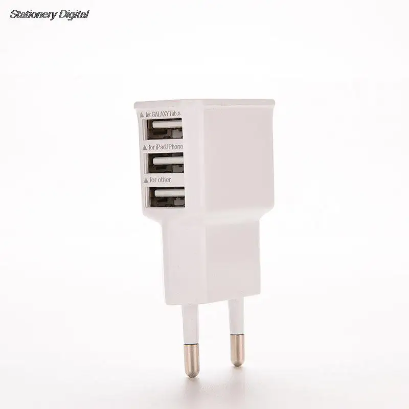 3-port USB Power Adapter pre iPhone 6 5S 5 4S pre Samsung Galaxy S5 S6 S7 5V 2A EÚ EÚ Multi USB nabíjačka na nabíjačku pre ONEPLUS