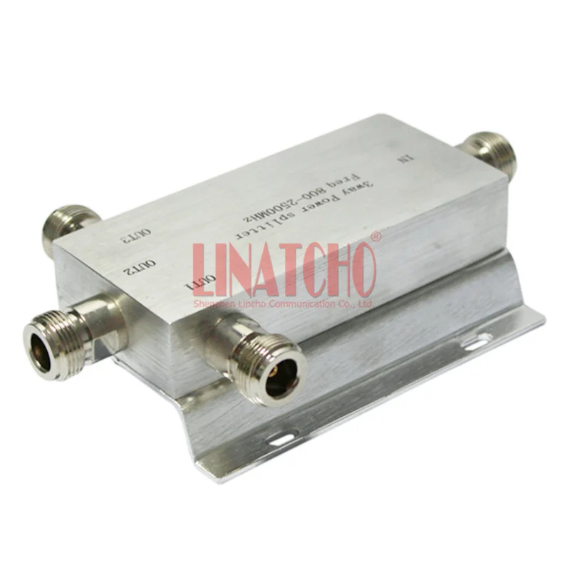 3 spôsoby n ženských RF Power Splitter 2G 3G 4G 800-2500MHz Signal Booster Repeater Anténny deliaca anténa