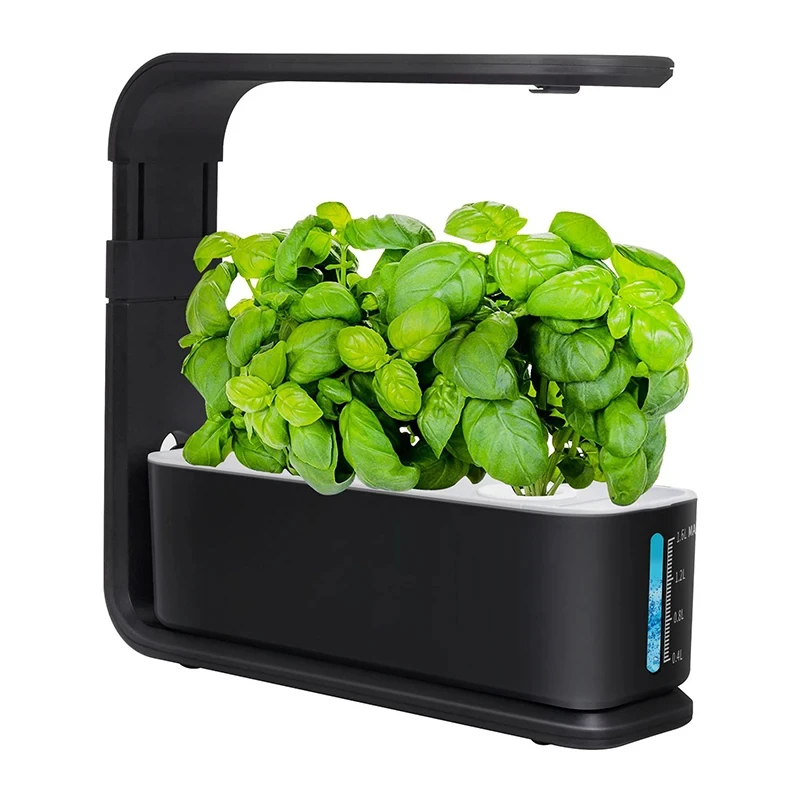 3 struky lenivé osoby rastlinné pestovanie škatule Intelligent Soilless Hydroponic Planting Machine Domáce Office dekorácia s rastlinnou lampou
