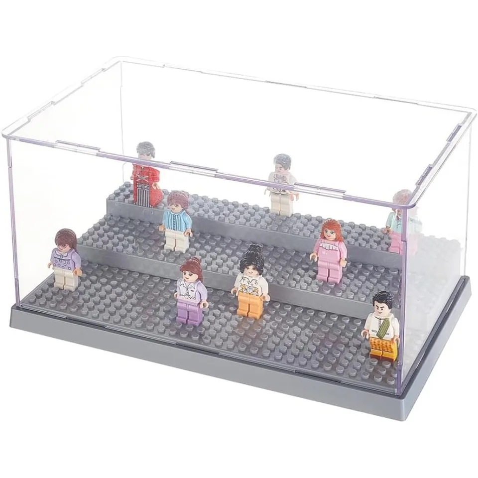 3-stupňové akrylové mi minifigure zobrazovacie puzdro