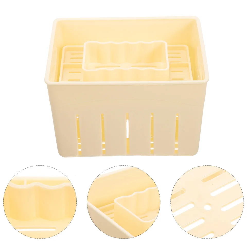 3 súpravy domáci syr Pressing tanier Tofu Pressser