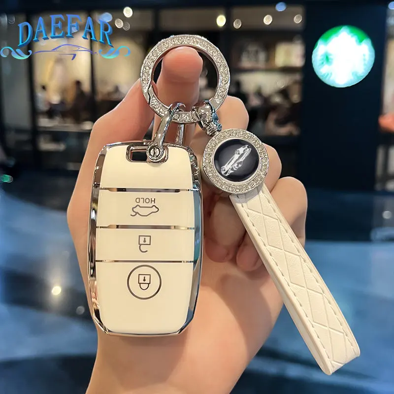 3 tlačidlo TPU TPU Kľúčový kryt pre kia Optima Sorento Niro Soul Ray Keys