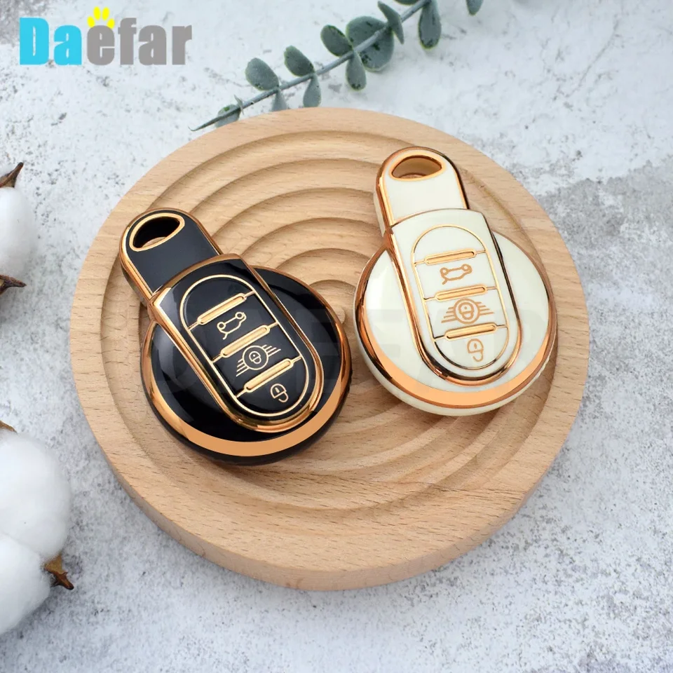 3 tlačidlá TPU Smart Key Case Key FOB Cover pre BMW Mini Cooper F54 Clubman F55 F56 F57 F60 Countryman Protector