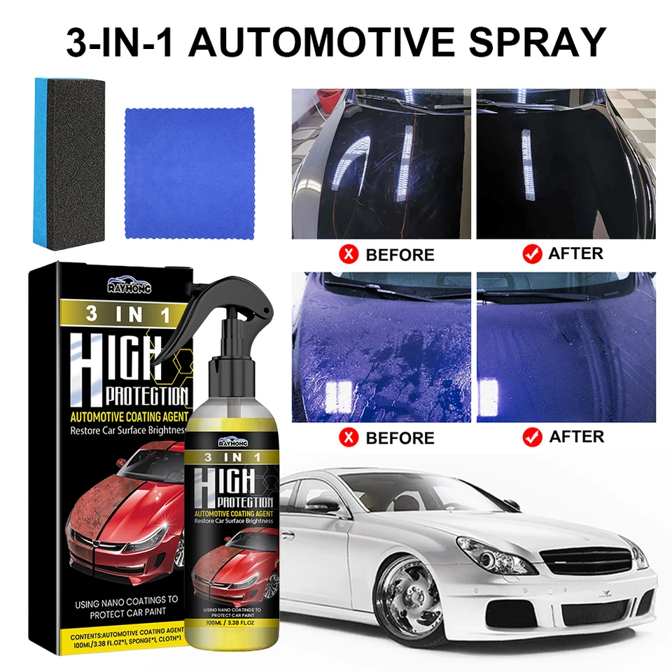 3 v 1 Automatic nano keramický náter 100 ml stropu struka na laku na opravu