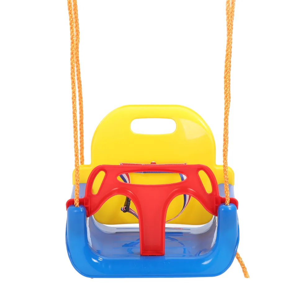3 v 1 batoľatá scéna sada detských hojdacích sedadiel proti flip Stug Sunded Detachable Kids Swing Set pre ihrisko Indoor Outdoor Blue