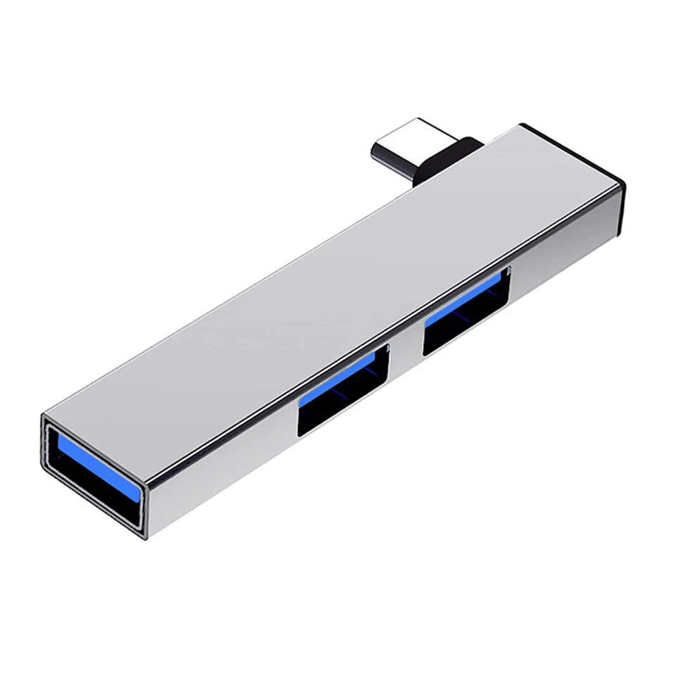 3 v 1 expanzný dokový náboj OTG USB 3.0/Type-C 3,0 až 3 USB Multi Port Rýchlosť