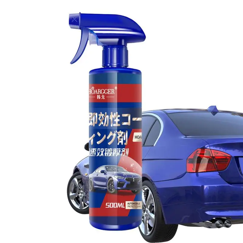 3 v 1 keramický povlak sprej 500 ml proti škrabancovi keramické čistenie pre automobily Motocykle leštiace vysoko ochranné štít