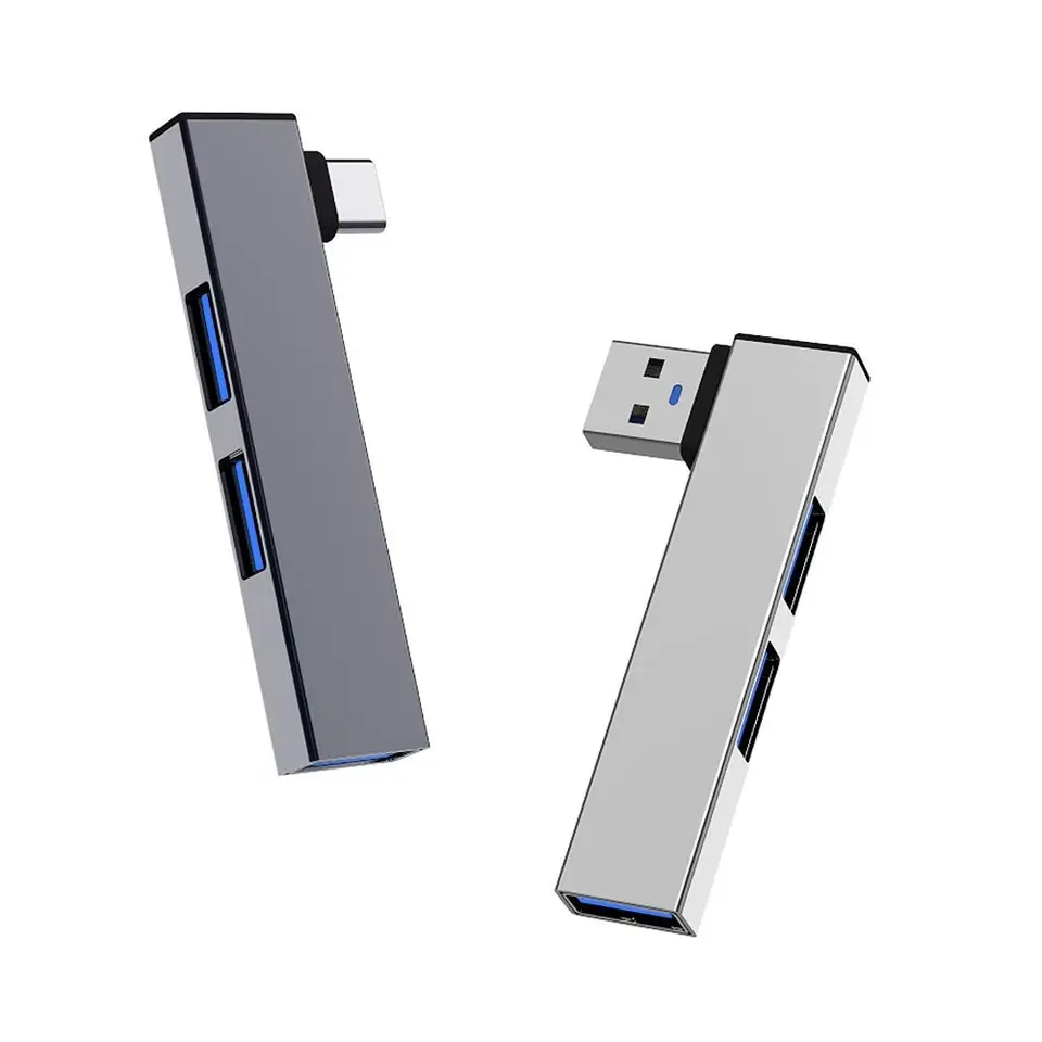 3 v 1 USB-C HUB Universal USB 3.0 Docking Station High-Speed ​​Type-C Splitter OTG adaptér pre počítačové príslušenstvo prenosného počítača