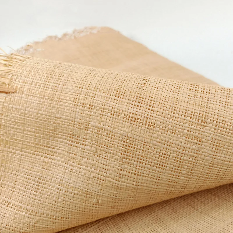 3 veľkosti Prírodné rastlinné vlákno trávne ručne tkané slamené handričku stena pokrývajúca dámsky taškový materiál materiál