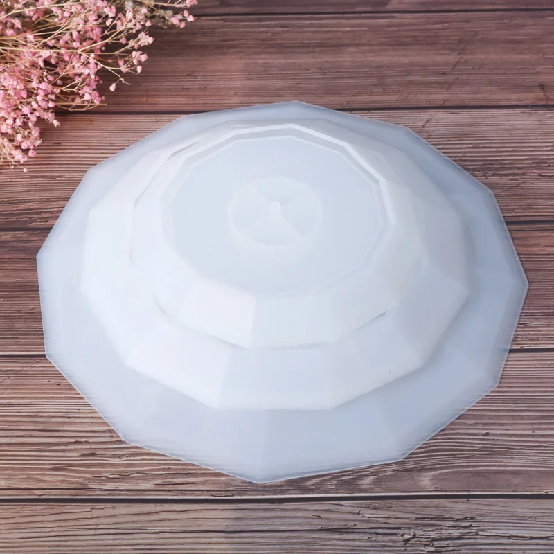 3 vrstva číry ovocný tanier Čajový podnos na pleseň Silikónové zrkadlo kryštálová doska doska forma diy živice Epoxidová liatia forma
