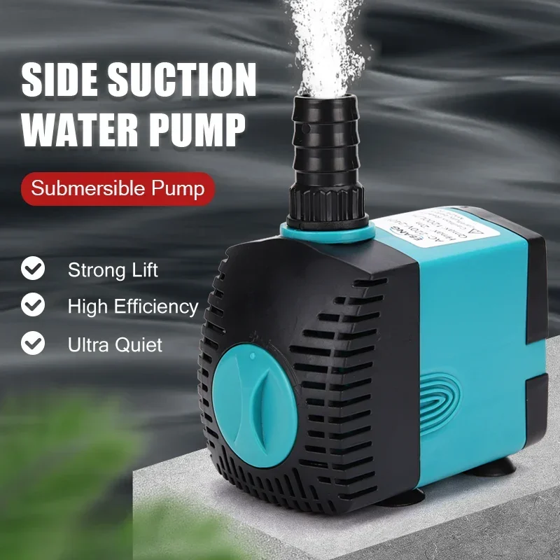 3 ~ 60 W Vodné čerpadlo Akvárium ponorné fontánske čerpadlo s vodnou hadicou SET 110 V/220V