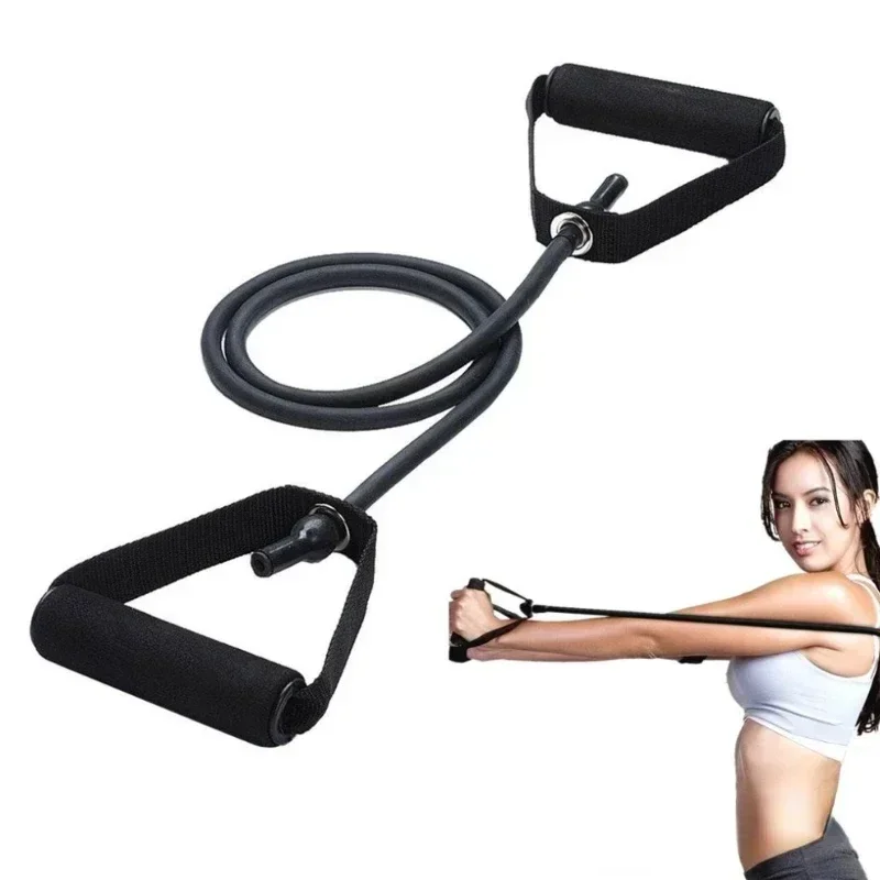 3 úrovne odporové pásy s rukovätiami tréningová cvičebná trubica pásmo Pull Lope Fitness Elastic Bands Cvičenie silové vybavenie