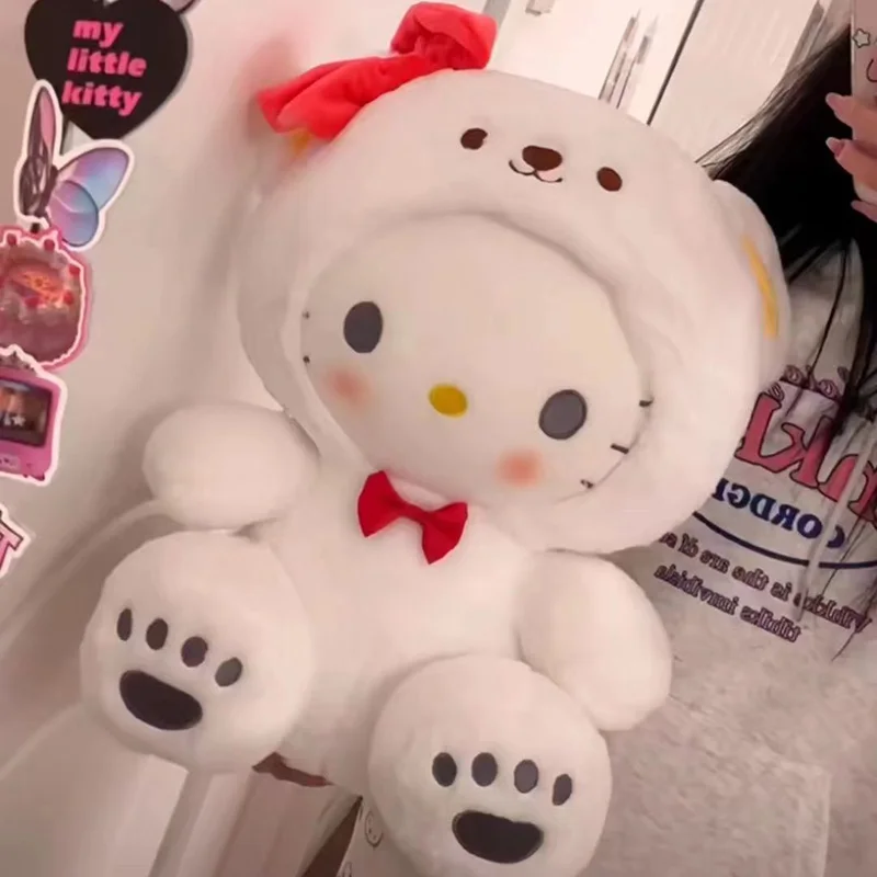 30/40 cm roztomilý Sanrio Hello Kittys Cinnamoroll Anime plyšová bábika kawaii biely medveď cosplay cartoon Doll Plush Kids hračky darčeky