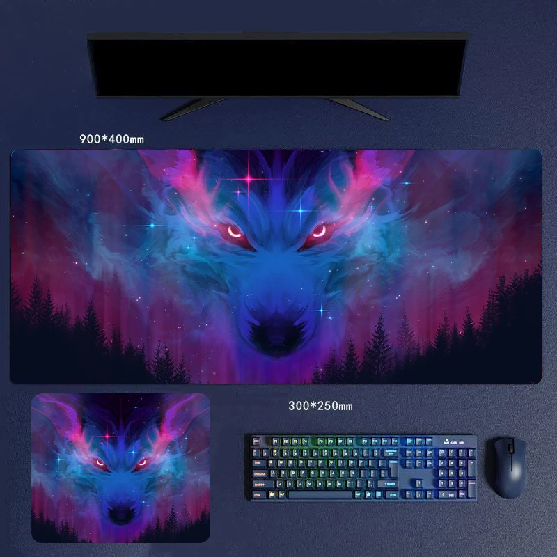 30/60/70/80 cm lesný divoký vlk mraky HD HD HD LOCKING EDGE EDGE MOSE PAD HD PADD HD Patter