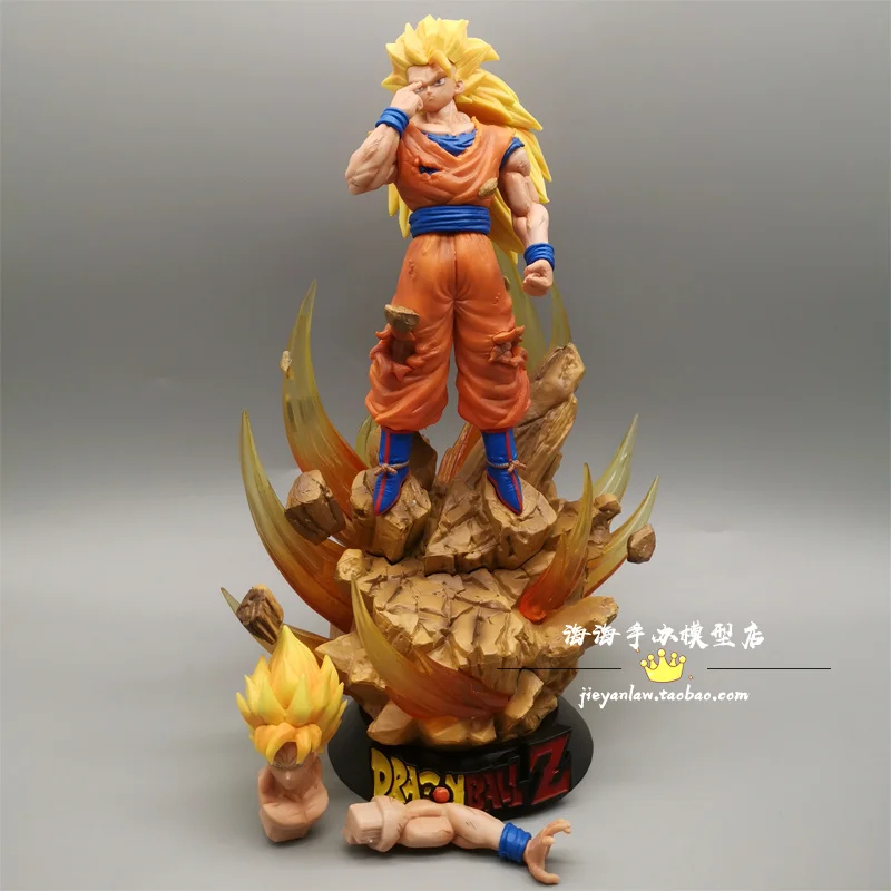 30 cm anime figúrka Dragon Ball Blackwing Teleportation Son Goku Sochy Ozdoby