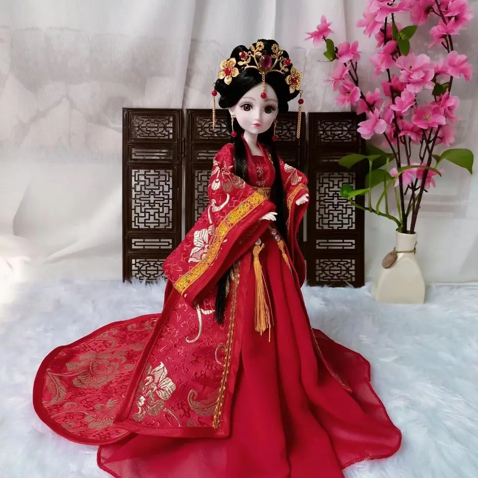 30 cm bjd 1/6 bábiky Čínska starodávna bábika s hračkami princeznej pre dievčatá Pullip