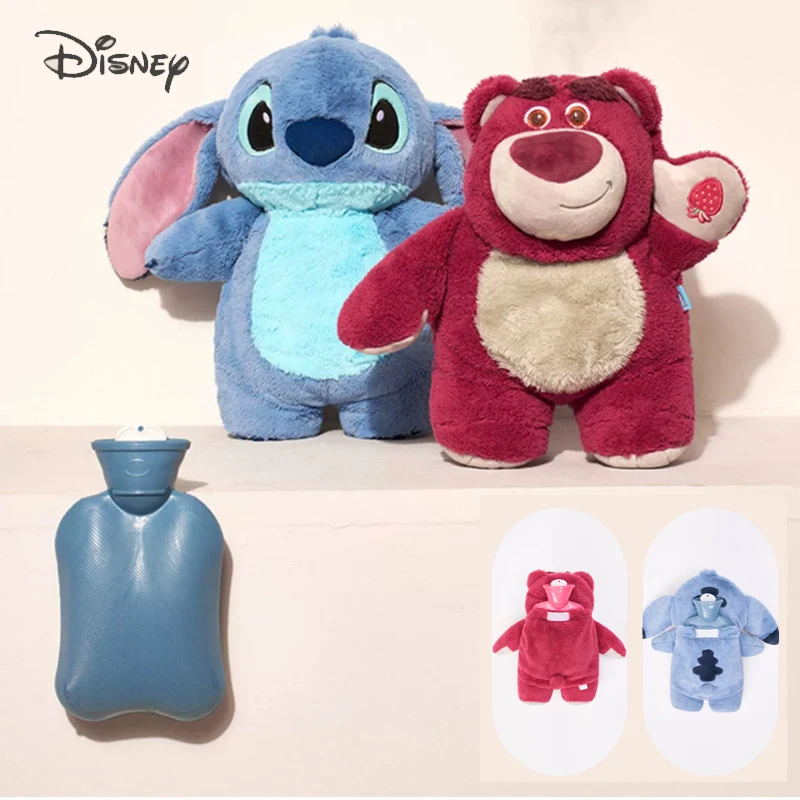 30 cm Disney Anime Lilo & Stitch Zimná veľká plyšová horúca voda kawaii fľaša Dámska voda Domáca voda Ručné darčeky pre deti