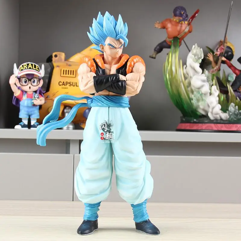 30 cm Dragon Ball Z Figuras Geter Action Figure s dvoma hlavami DBZ Manga Figury Anime GK Model Model Doll Dolpheral Toy Gift