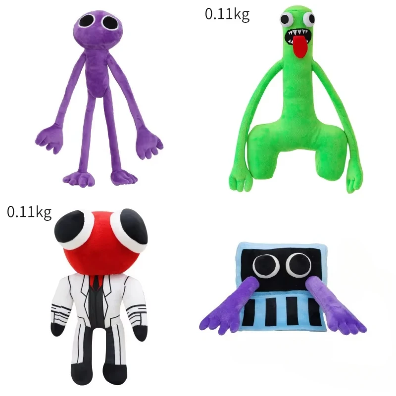 30 cm dúhový priatelia Plyšové hračky Animácia Kawaii Monster Scľané bábiky Role Cartoon Game Puppet Hračky pre deti vianočné darčeky