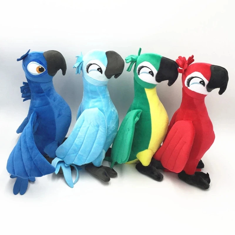 30 cm New Rio 2 Movie karikatúra plyšové hračky Blue Parrot Blu & Jewel Bird Dolls vianočné darčeky pre deti plyšová hračka