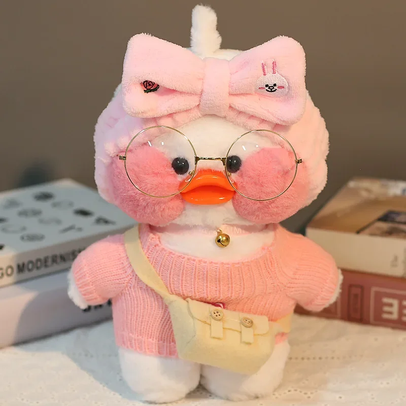 30 cm plush palush laalafanfan kačica roztomilé plnené hračky žlté kačacie objatie flifan kačica kawaii plyšy zvieracie plyšy vankúš Soft
