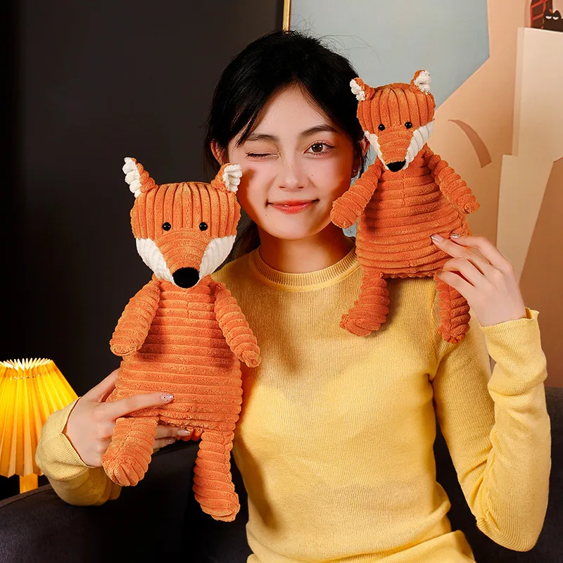 30 cm plyšový vankúš plnú bábiku roztomilé líšky vianočné hračky pre deti kawaii