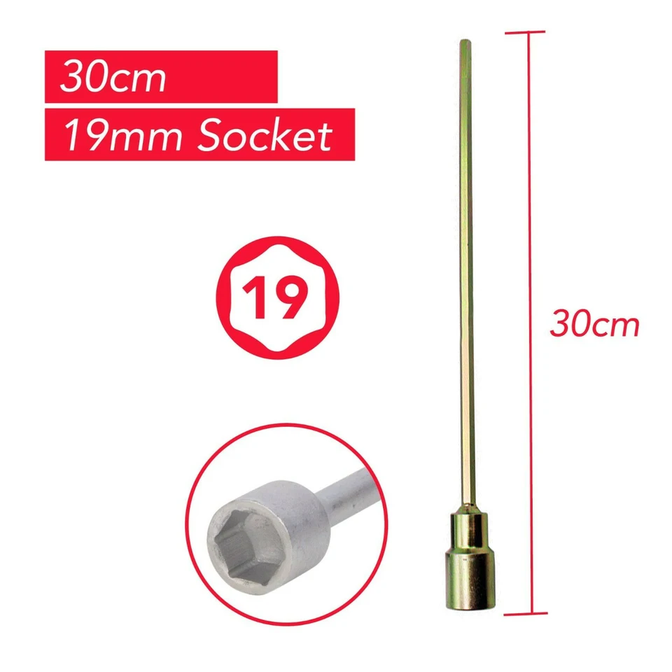 30 cm roh stabilného karavanového nohy na nohy vŕtačky navíjač vŕtačky Jack Jack Socket 19 mm adaptér Kance Doplnky interiérové ​​diely výrobky automobilu