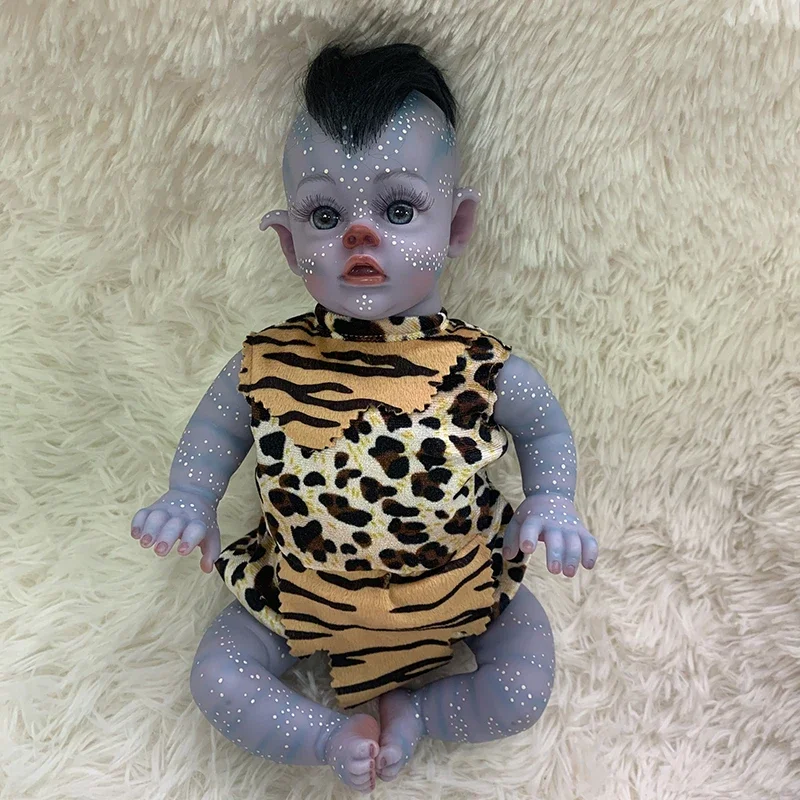30 cm ručne vyrábaná maľba víla Avatar Dolls Lively Skutočný mäkký dotyk malá bábika roztomilé rukávne dieťa