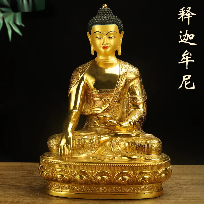 30 cm veľké # dobré budhistické zásoby chrámu rodina Buddha socha Sakyamuni všestranný