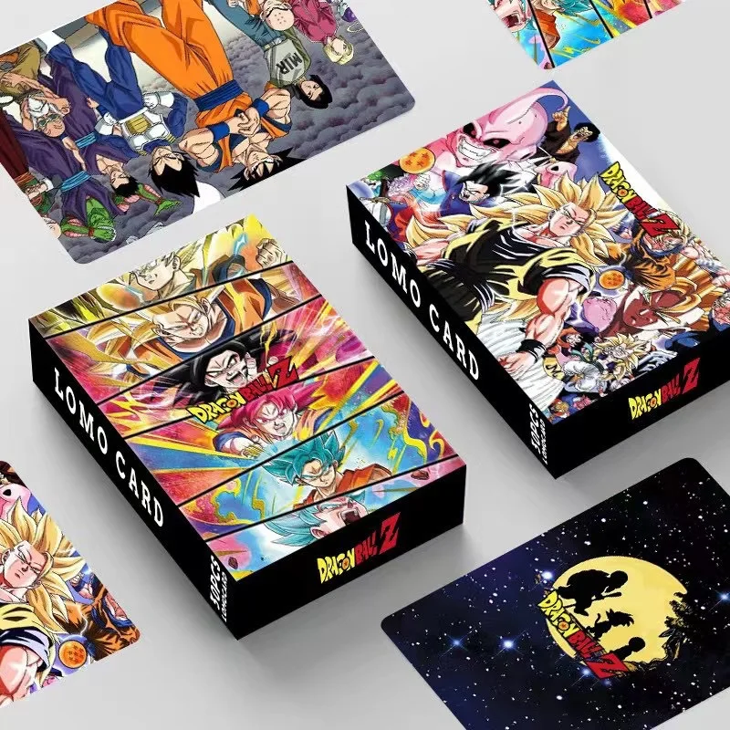 30 kariet okolo Anime Collection Super Sayajins Dragon Ball Z / GT / Super Goku Lomo Card Born Boxed Detský darček