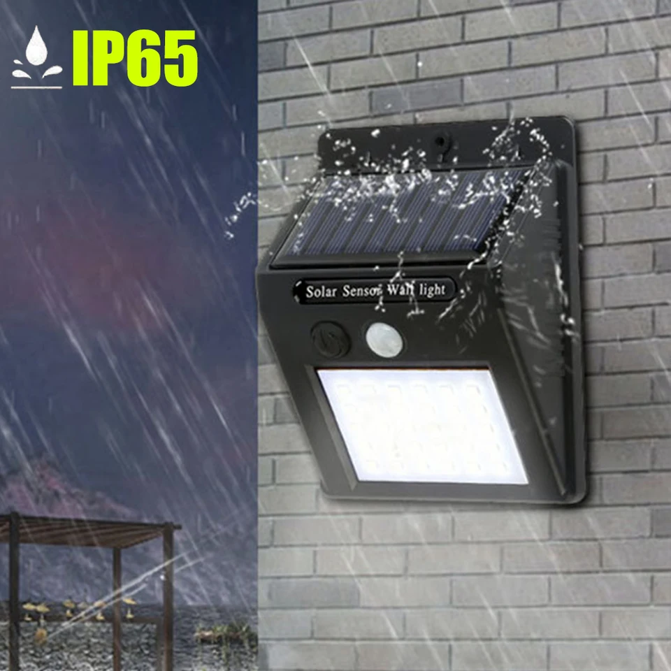 30 LED solárne svetlo Wireless Sensor Solárna nástenná lampa Vodotesná IP65 Vonkajšie ľudské telo snímanie pohybu Courtyard Garden Decoration