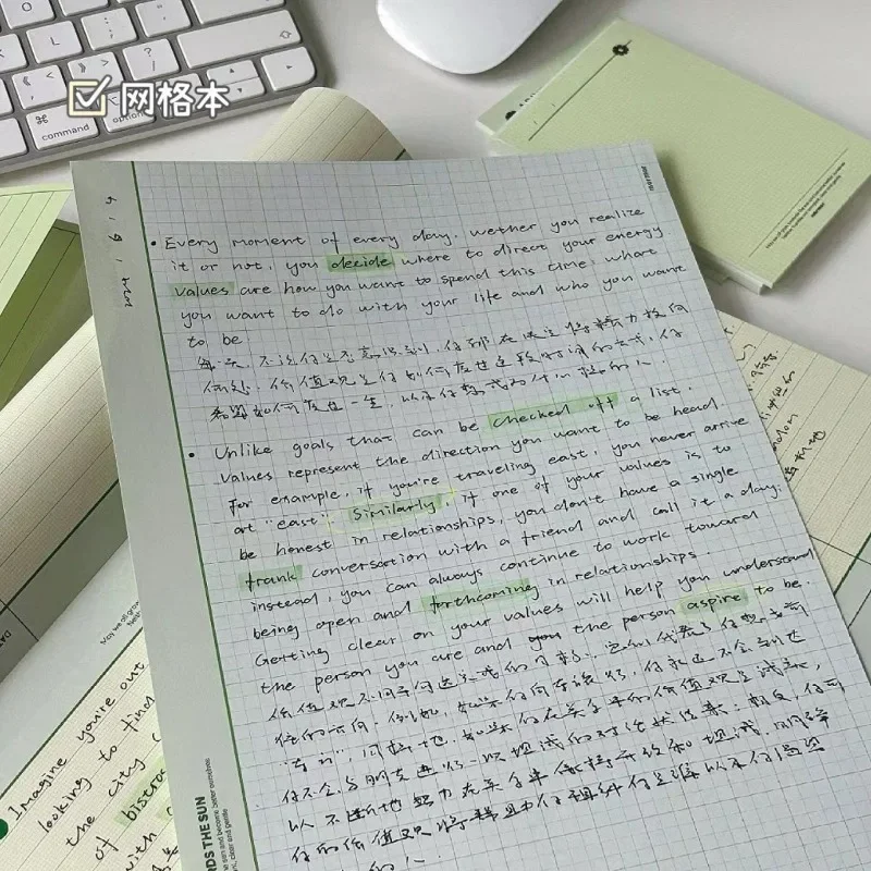 30 listov B5 Kórejské memorandum Pad Multifunkčný zápisník 2025 Slznuté poznámky Plánu plánu vzdelávacie papiere