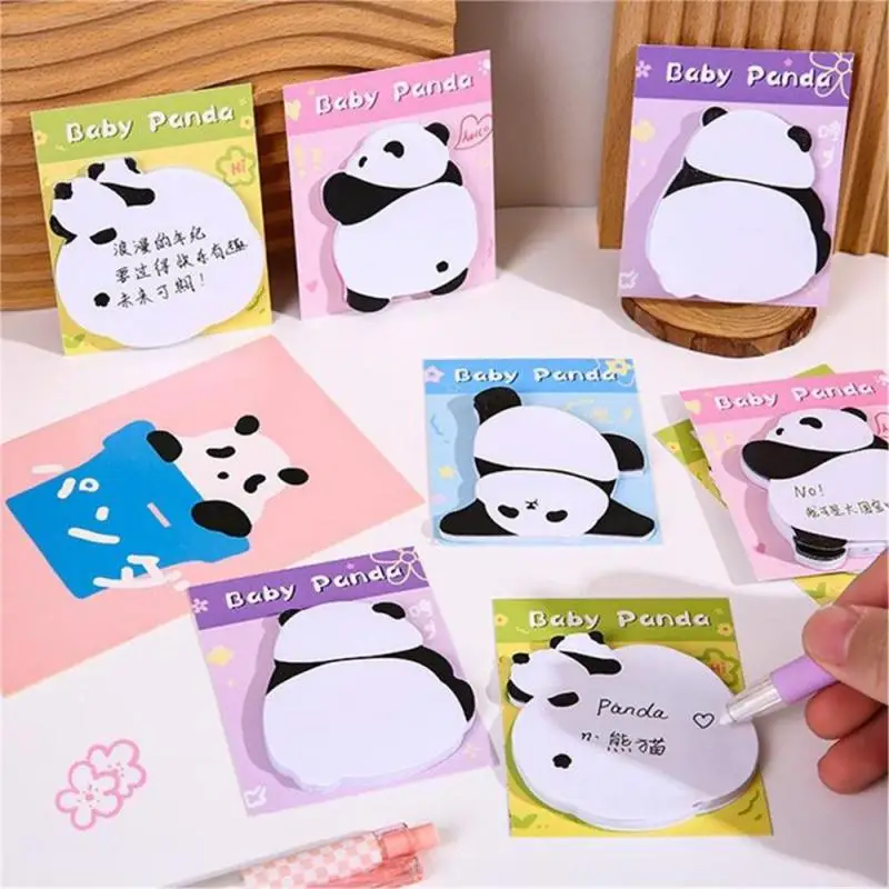 30 listov kawaii panda self-thenhensive memorand podložky lepkavá papierová podložka Roztomilá správa n časy lepivé kancelárske potreby poznámkový blok