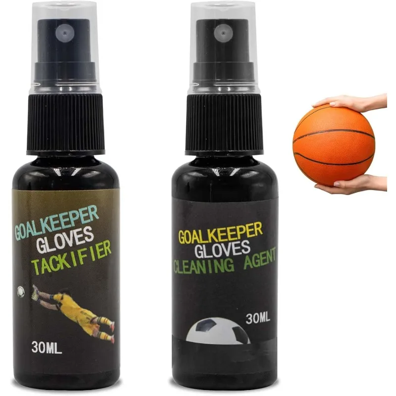 30 ml grip sprej basketbalového uchopenia futbalových rukavíc futbalových rukavíc brankárov brankár, ktorý nekĺzne futbalové rukavice čistiaci prostriedok