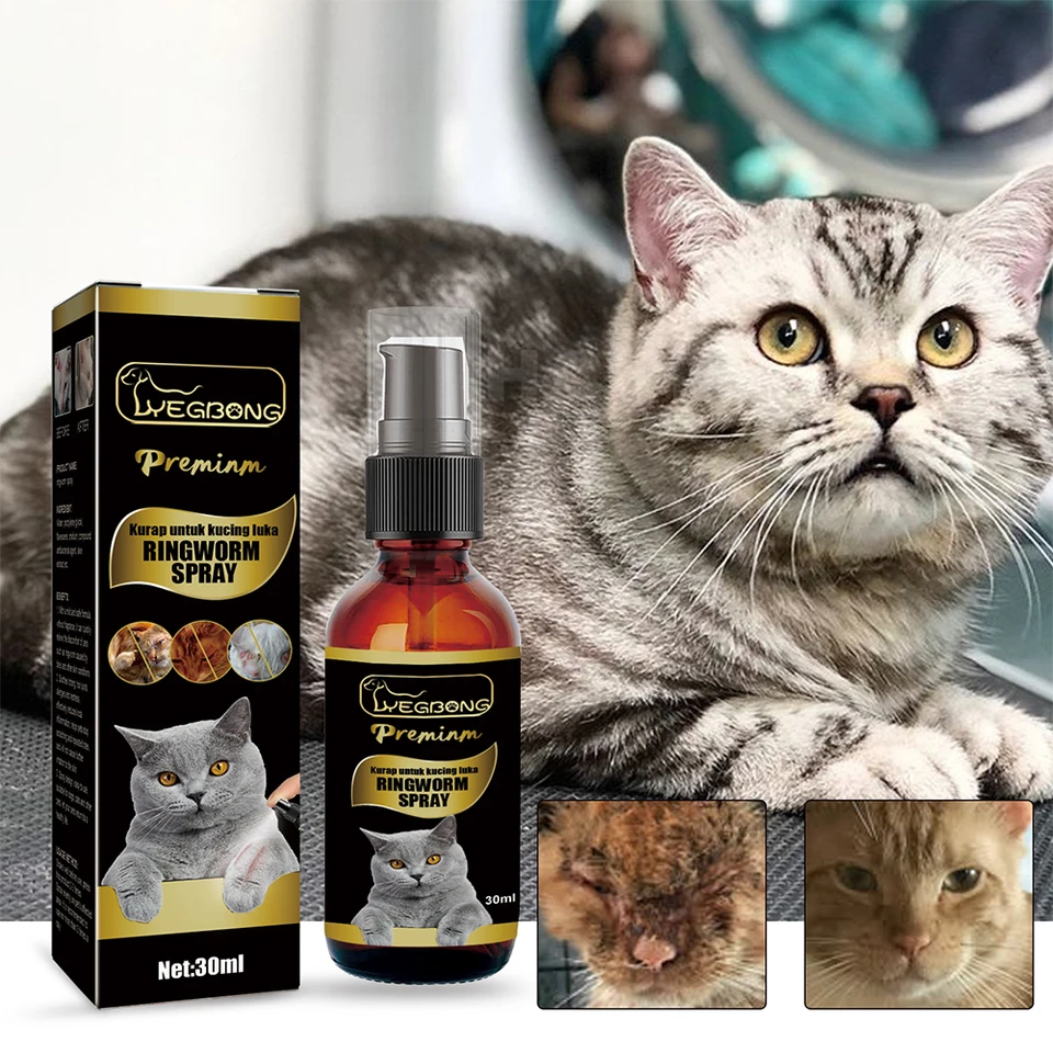 30 ml kruhového kruhového roztoče rozprašovacieho kožného ochorenia svrbenie roztoče Uľavenie lokálneho antipruritického spreja Znížte miestne zápalové zásoby mačiek