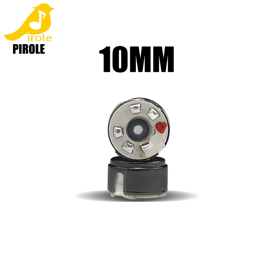 30 Ohm Round 10 mm biomembránové slúchadlá Ovládače reproduktorov Magnetická horúčka subwoofer pohybujúca sa cievková jednotka Hifi DIY príslušenstvo slúchadlá