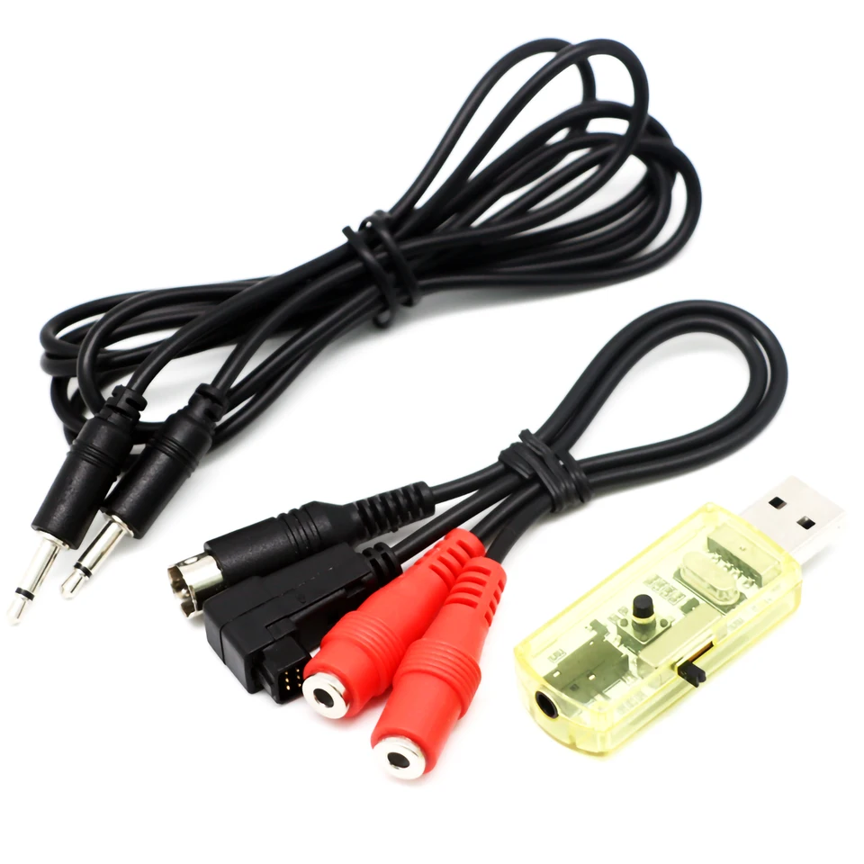 30 v 1 RC Simulator Dongle Wireless Cable USB RealFlight Freerider FMS XTR Phoenix G7 G6 G5.5 pre RC rádiový radič