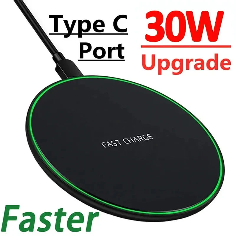 30 W rýchla bezdrôtová nabíjačka pre iPhone 15 14 13 12 Pro Max Samsung Galaxy S22 S21 S20 S10 S9 Xiaomi Wireless Nabíjacia stanica