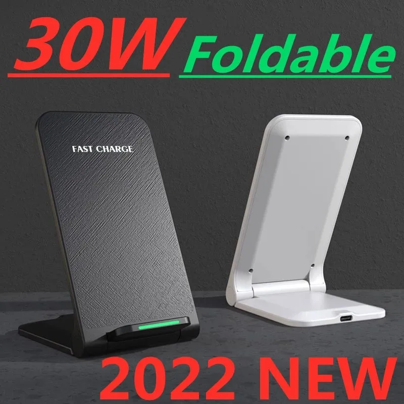 30 W rýchle bezdrôtové nabíjanie pre Google Pixel 7 Pro Google Pixel 6 Huawei Mate 40 Pro+ Xiaomi Mi 13 Telefónny stojan Univerzálny
