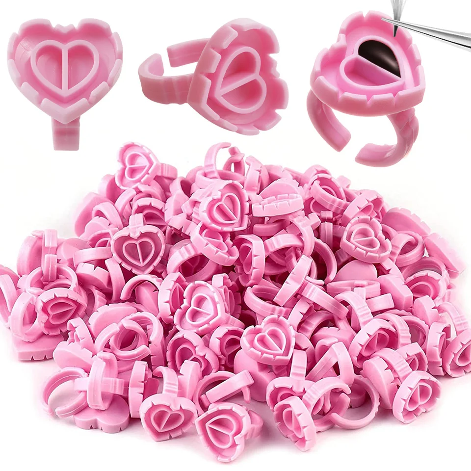 300/500/1 000 pcs jednorazové tetovanie atramentové čiapky mikroblading permanentný pigment prsteň kruhový make -up rias na lak na nechty