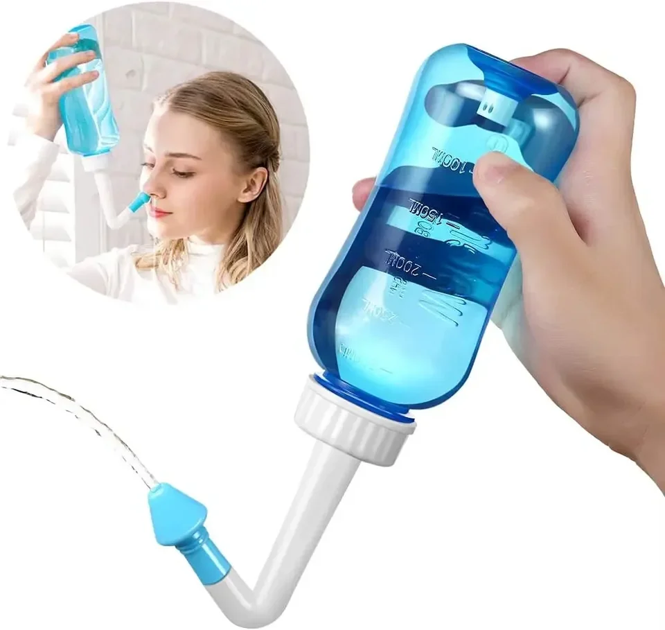 300/500 ml čistiaceho prostriedku na umývanie nosa nosa opláchnutia nosa fľaše Vyhnite sa alergickej rinitíde pre dospelých detí