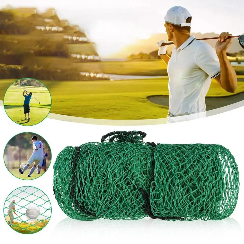 300 cm golfová prax Čistá sieťová sieť na hranici lano športových bariérových bariérov golfová sieť badminton siete outdoor futbalový golf tenisový sieť