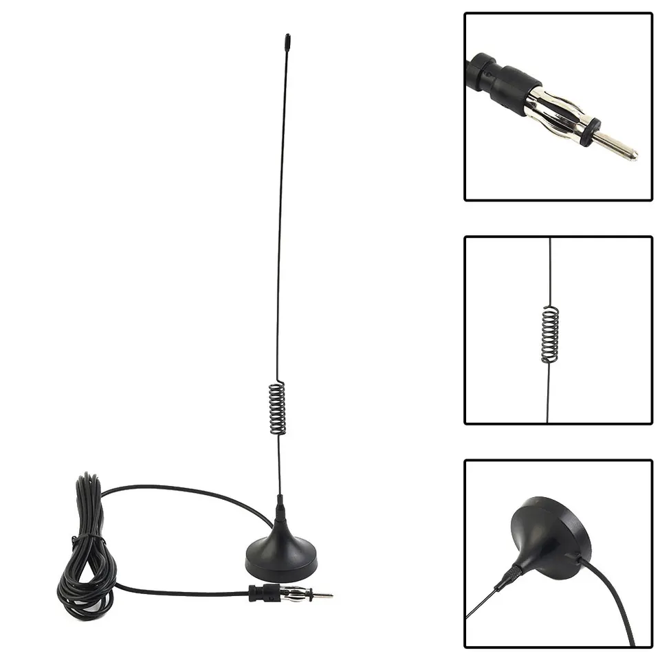 300 cm rádio anténny signálny signál Auto Stereo Radio Radio Radio FM/AM Aerial SMA-female Connector Platí na rádium automobilu