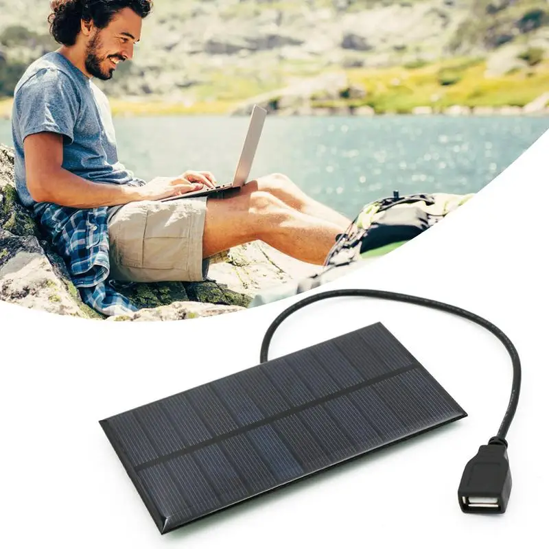 300 mA telefónu Solar Chargers 5.5VusB Solar Panel Charger Solar Panel nabíjačka s výstupom USB pre kemping tablety na telefón