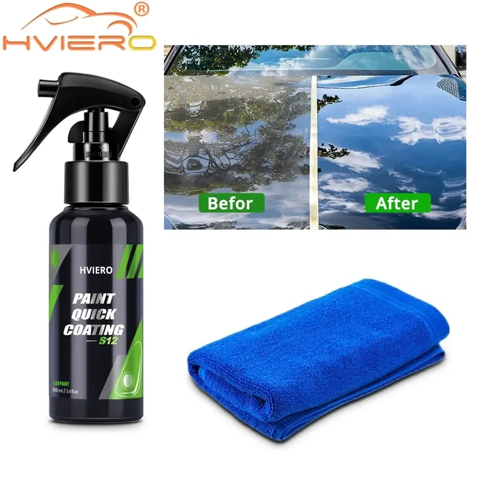 300 ml keramické povlaky Viac leskovať rýchle kabáty Hydrofóbne leštičky bez vody, umývanie vosku trvajúce povrchy Restorer Spray