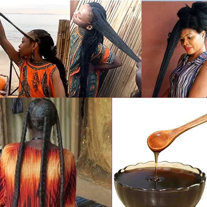 300 ml šampón rastu vlasov kombinujúci Africa Chad Chebe Práškové ingrediencie s moderným remeselným spracovaním