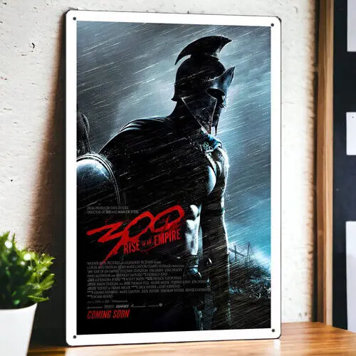 300: Rise Of A Empire (2014) Kovový filmový plagát Plaque Film 8 