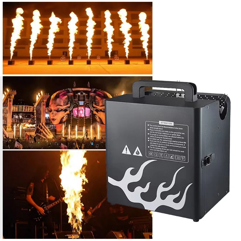 300 W pódium Spitfire Troj hlavné spitfire Pulse Ignition Skutočný plameň DMX pre atmosféru koncertu Party Atmosféra